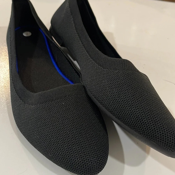 Mesh knitted Black Flat shoes size 11 - Picture 3 of 16